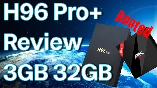 Alfawise H96 Pro+ Android TV box unboxing and review