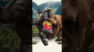 Who is strongest #dinosaur #jurassicworld #kong #vs #jurassicpark #jurassic #skullisland #shorts