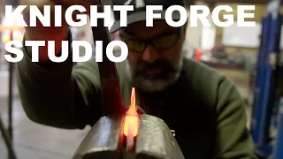 KNIFEMAKING | In Knight Forge Studio w/Frank Beck