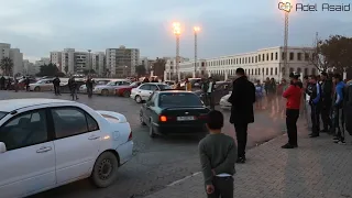 تمتيع محمد العريبي بنغازي | BMW E34 540i Drift Benghazi Libya | نادي شباب بنغازي BMW