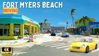 Fort Myers Beach Florida - Driving Through