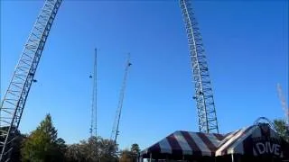 Six Flags Great Adventure: Daredevil Dive off Ride POV 1080p