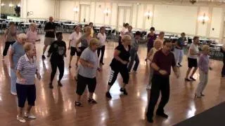 CUMBIA AMORE Line Dance (Ira's Delray Beach Class) -DEMO & WALK THRU.m2ts