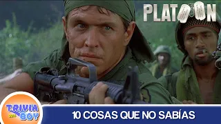 10 cosas que NO SABÍAS de PELOTÓN (PLATOON) Oliver Stone y su experiencia en Vietnam, cine años 80s.