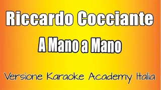 Riccardo Cocciante   A mano a mano  Versione Karaoke Academy italia 2