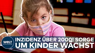 CORONA: Mehr als 2000! Covid19-Inzidenz bei Kindern sehr hoch – Angst vor neuen Schulschließungen