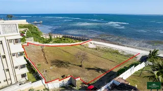 0.54 Acres Beach Front Land for Sale in Nyali (Kenya)