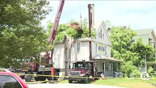 Tree falls on Akron home, killing man inside