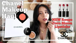 CHANEL MAKEUP HAUL | NEW ROUGE COCO BLOOM LIPSTICKS 💄