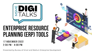 MSME DigiTalks Episode 5: Enterprise Resource Planning (ERP) Tools