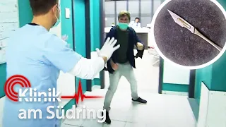 Patient bedroht Ärzte mit Skalpell! Hat Marvin (17) etwa TOLLWUT?! | Klinik am Südring | SAT.1