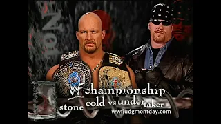 Stone Cold Steve Austin vs The Undertaker - No Holds Barred Match - Judgment Day 2001 - Highlights