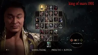 Mortal Kombat 11~ Johnny cage announcer voice all characters