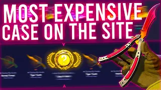 Opening The MOST EXPENSIVE Case?! (SKIN.CLUB)