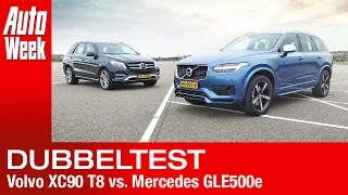 Dubbeltest - Volvo XC90 vs. Mercedes GLE500e