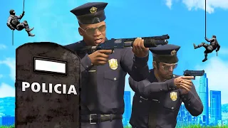 Jugando como POLICÍA en GTA 5 🚨