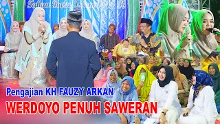 Pantun Alfa Queen Joko Tingkir  di werdoyo Hujan Saweran bersama KH Fauzi Arkan