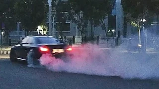 BMW M5 E60 Crazy City Driving - Power Slide, Burnout & more