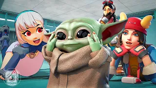 BABY YODA GETS A FAN CLUB?! (A Fortnite Short Film)