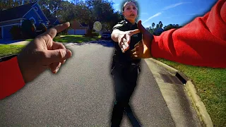 KAREN Called the COPS on me for LEGALLY Fishing! (Coolest Cop EVER!)