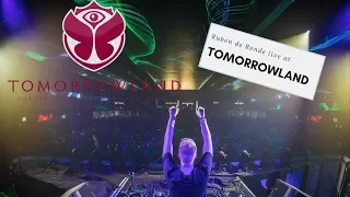 Ruben de Ronde, Live at Tomorrowland, Boom Belgium (27-07-2018)