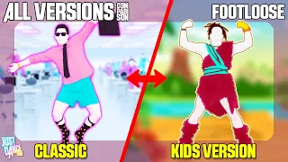 COMPARING 'FOOTLOOSE' - CLASSIC x KIDS VERSION | JUST DANCE 2018