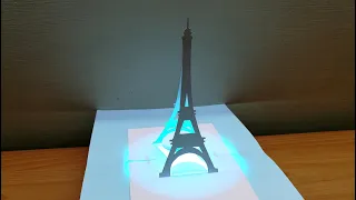 Eiffel Tower Card｜Origami｜Paper Art｜Pop Up Design｜Paper Craft｜Kirigami｜艾菲爾鐵塔卡片 #92
