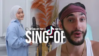 REZA - SING-OFF TIKTOK SONGS PART 9 vs ELTASYA NATASHA | REACTION!!