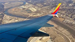 [4K] – Full Flight – Southwest Airlines – Boeing 737-8H4 – MDW-MCI – N8319F – WN146 – IFS Ep. 714