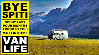 EP 300/ Living in a Truck | Exit from Spiti Valley | How do we live in this Overlander Truck