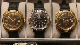 Vostok Komandirskie Military Russian Watches Unboxing