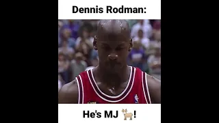 Dennis Rodman was like: It's MJ, WHY try to rebound? 😂 | #Shorts