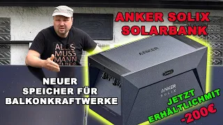 Neuer Speicher für Balkonkraftwerke von Anker!  Anker SOLIX Solarbank E1600 😮👉Ab heute erhältlich!