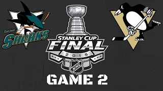 NHL 16 - Stanley Cup Finals - Pens VS Sharks - GAME 2 #75DS