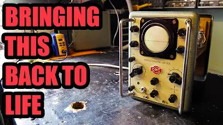 Quickly Repairing A 1960's French Oscilloscope