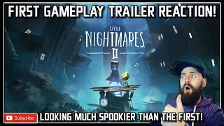 LITTLE NIGHTMARES 2 GAMEPLAY TRAILER REACTION // Little Nightmares 2 Gameplay Reveal Trailer