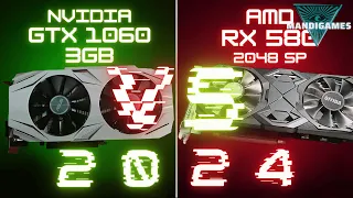 Comparativa RX580 2048sp VS Gtx 1060 rendimiento en 2024 - A prueba en 9 juegos actuales