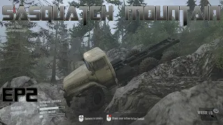 Spintires MudRunner / Map Sasquatch Mountain / EP2 / On Fait des Galipettes ^^