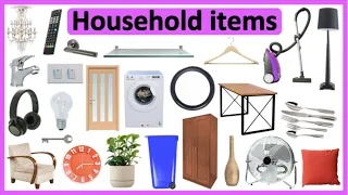 50+ HOUSEHOLD ITEMS IN ENGLISH 🛌  💡 | Improve vocabulary & pronunciation