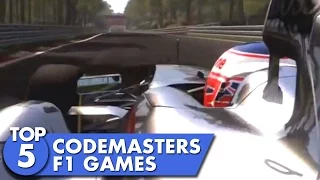 Top 5 Codemasters F1 Games