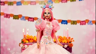 2023 Día De Muertos Barbie x Pink Magnolia Collector fashion Doll Chat member exclusive #barbie