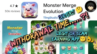 Merge Monster Evolution Review | Withdrawal Time | Legit or Scam Earning App