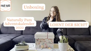 PAMELA REIF ADVENTSKALENDER 2022🎄Lohnt der sich?🤔Naturally Pam Unboxing🎁