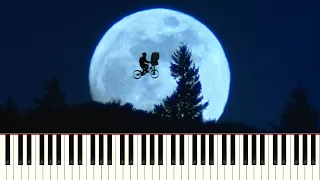 Flying Theme from E.T. the Extra-Terrestrial - Piano Tutorial