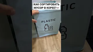 Сортировка мусора в Корее. Как сортировать мусор?