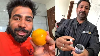 One color eating challenge 😊 orange vs black