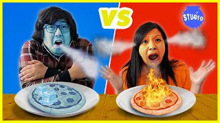 Hot Food VS Cold Food CHALLENGE!!