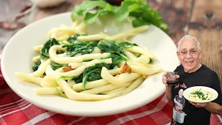 Pasta Garlic and Oil with Arugula