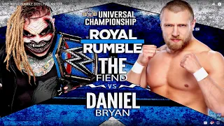 FULL MATCH - THE FIEND BRAY WYATT vs Daniel : Universal Championship : Royal Rumble 2020 WWE 2K20