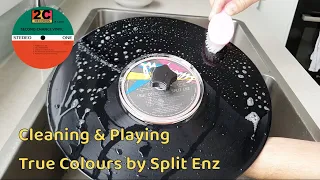 Cleaning and Restoring Split Enz True Colours Vinyl Record